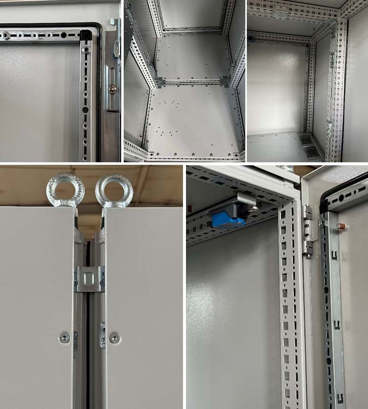 PLC steel control cabinet detailed images
